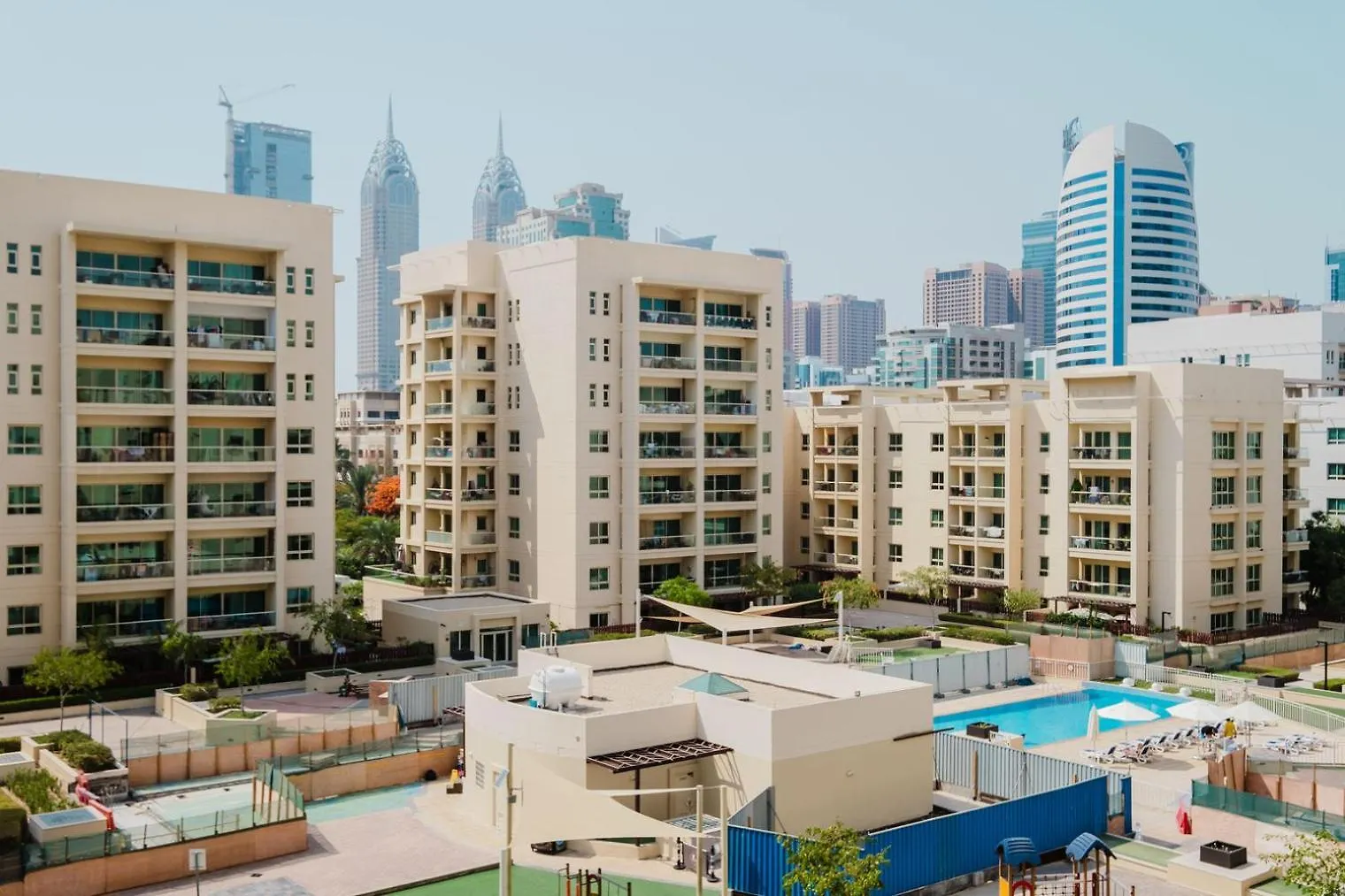 Blueground Greens City View Furnished Dxb-1533 Apartment Dubai